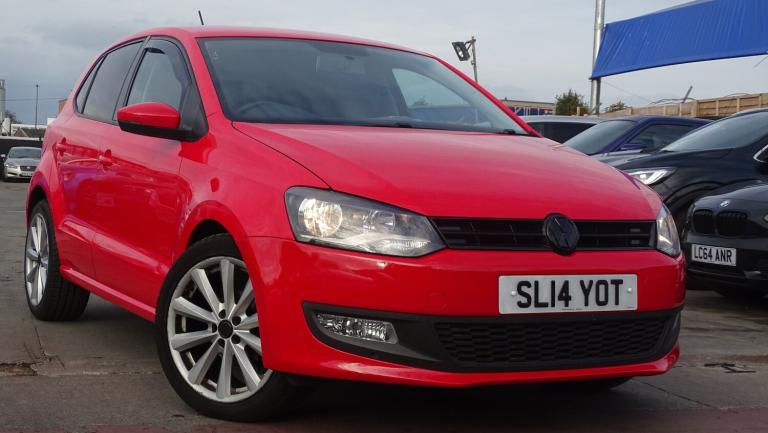 VOLKSWAGEN POLO 1.2 Match Edition Red Manual Petrol 2014