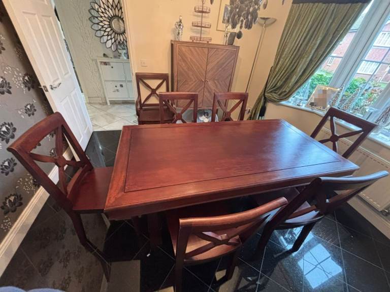 Rosewood Dining Table and Chairs