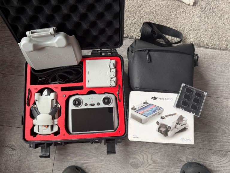 DJI Mini 3 Pro Drone Fly More Combo with Hard Case and much more 