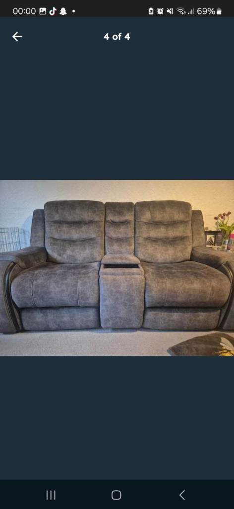 Matching pair modern sofas