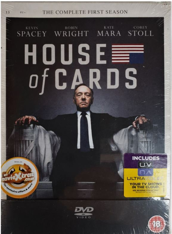 House of Cards Season One First Series 1 Complete DVD Kevin Spacey New & Sealed