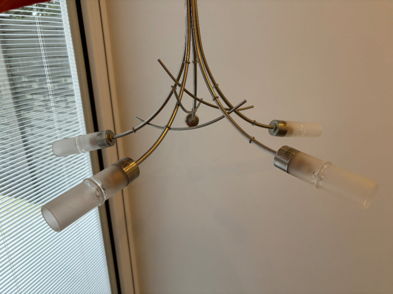 Used ceiling light and matching lamp