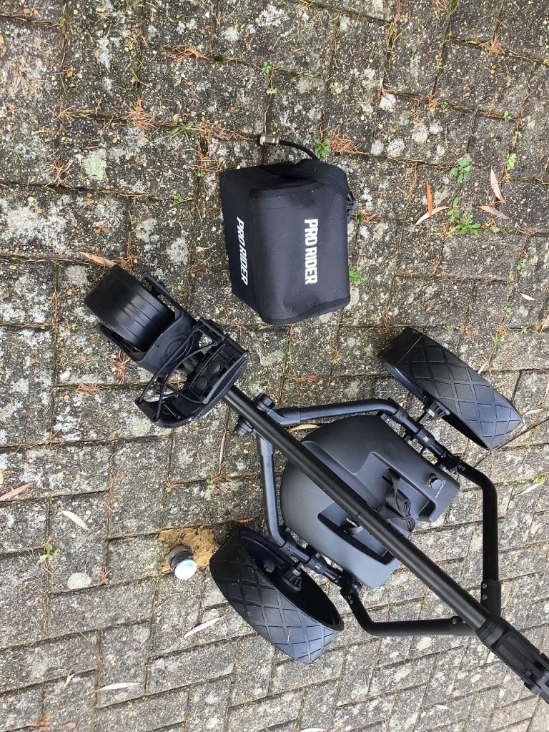 image for Pro rider electric golf trolley36 hole 9 speed brand new