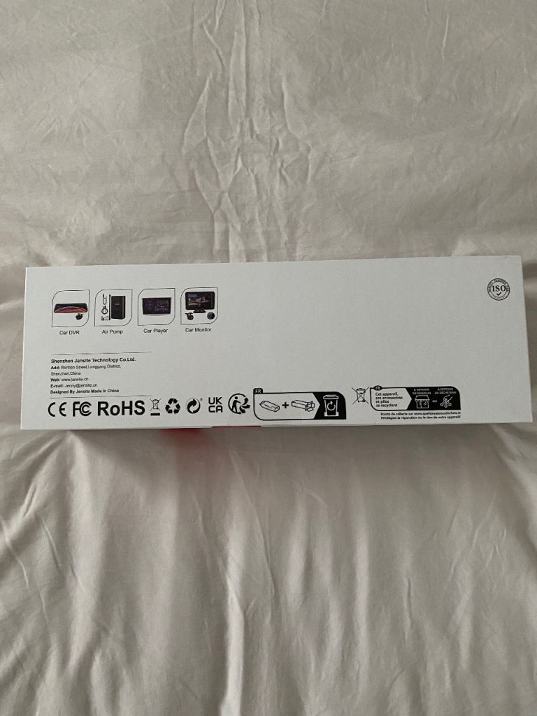 Touch screen dash cam 