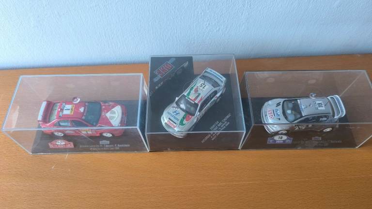 WRC 1:43 Die-Cast Models - Mitsubishi, Hyundai, Peugeot