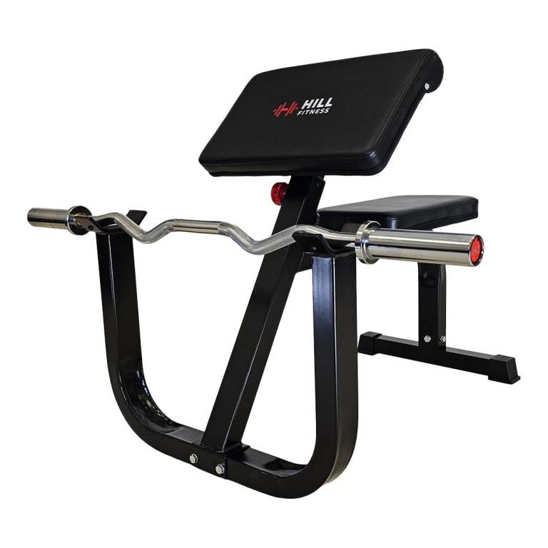 HILL Athlete Series: Preacher Curl Bench - Weights Gym