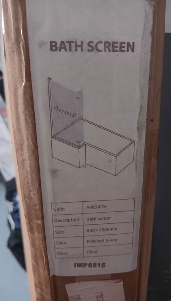 Universal brand new shower screen 