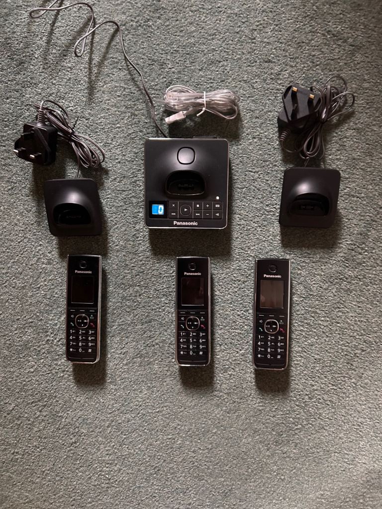 Cordless Telephone (Triple) Set - Panasonic KX-TG8563EB