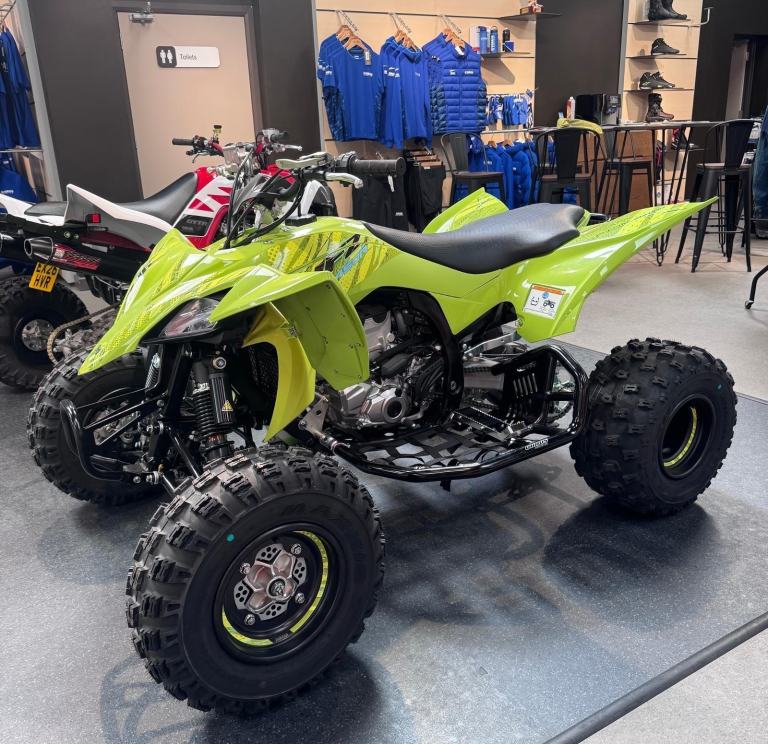 Yamaha YFZ450R New 2025 Special Edition Off Road Race Quad Acid Green FREE NERFS