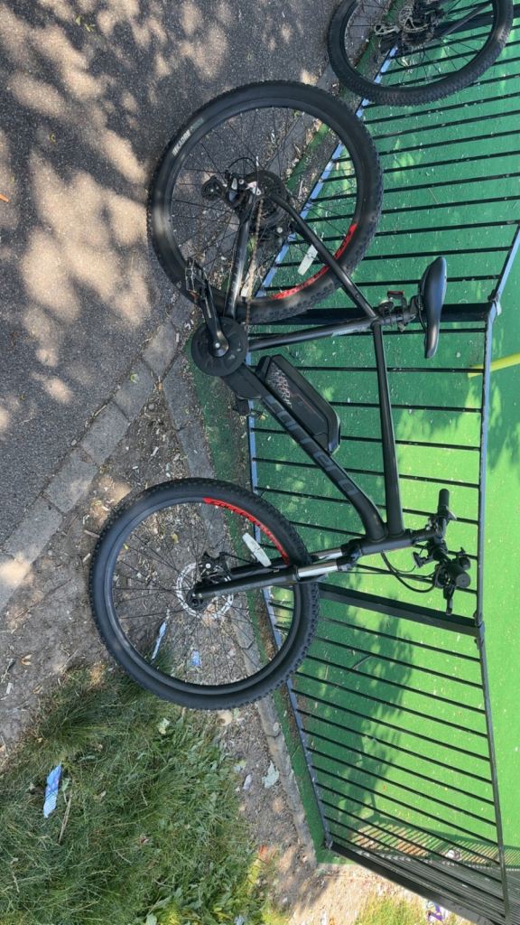 Carrera Electric Mountain Bike – Black, Good Condition