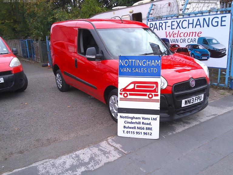 2013 Fiat Doblo 1.3 Multijet 16V Van Start Stop PANEL VAN Diesel Manual