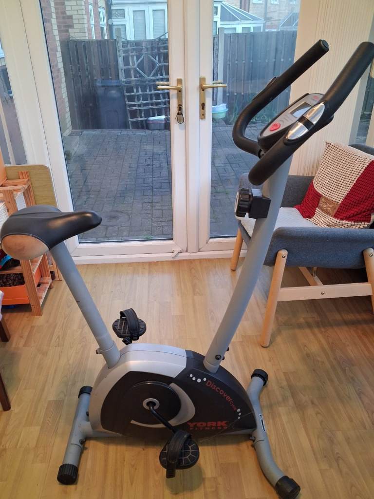 York Fitness Discovery Upright Exercise Bike for sale
