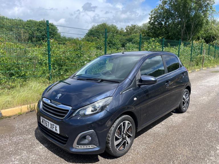 PEUGEOT 108 1.2 ALLURE 67 REG BLUE 5 DOOR MOT APRIL 26TH 2027 SERVICE HISTORY LOW INSURANCE