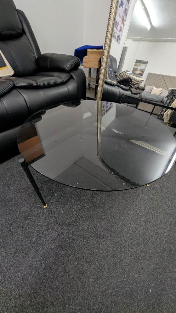 Black Glass Coffee Table