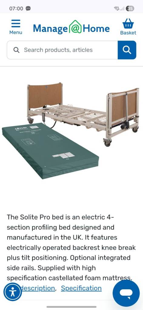 Electric bed