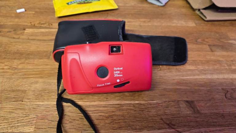 Kodak reusable film camera. 