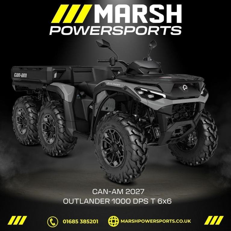 Can-Am Outlander 1000 DPS T 6x6 2027 - Can-Am Main Dealer - Order Now!