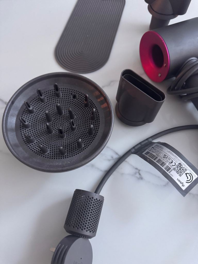 Dyson Supersonic Hair Dryer – Grey and Pink, Good Condition