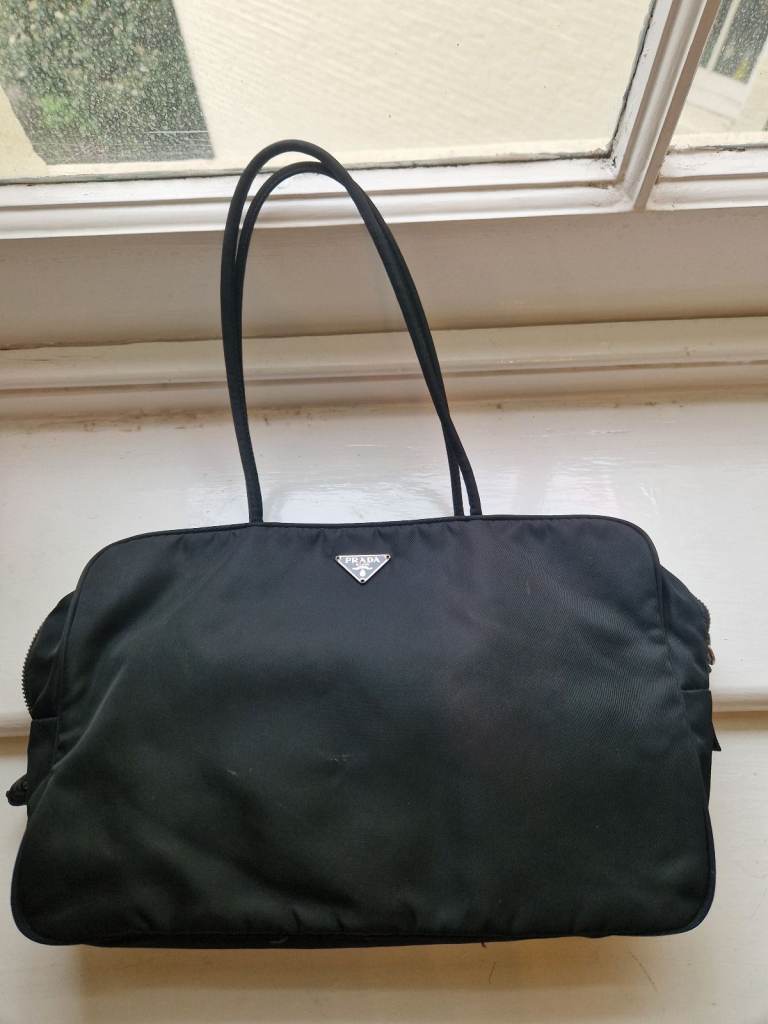 Prada black Tessuto bag