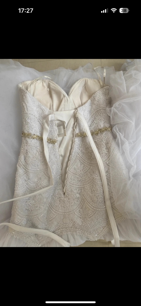 Essence of Australia ivory mermaid sweetheart corset wedding dress D2029 size (10- 12