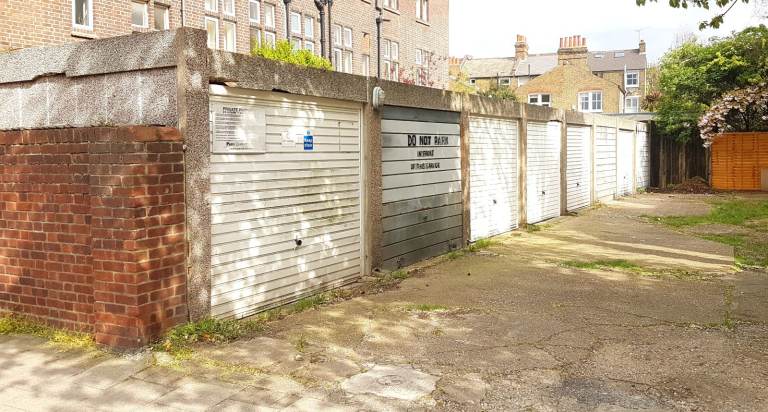 Garage/Parking/Storage to rent: Hazelbourne Road (adj. Cavendish Mansions), London, SW12 9NX