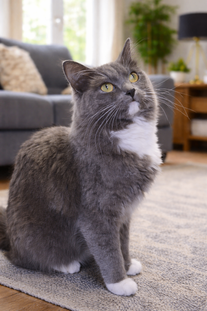 Friendly, homely ragdoll