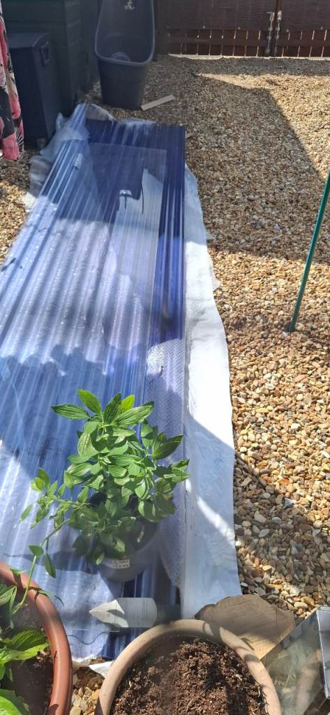 Gone pending collection .. Clear Corrugated Roof Sheets - New Condition