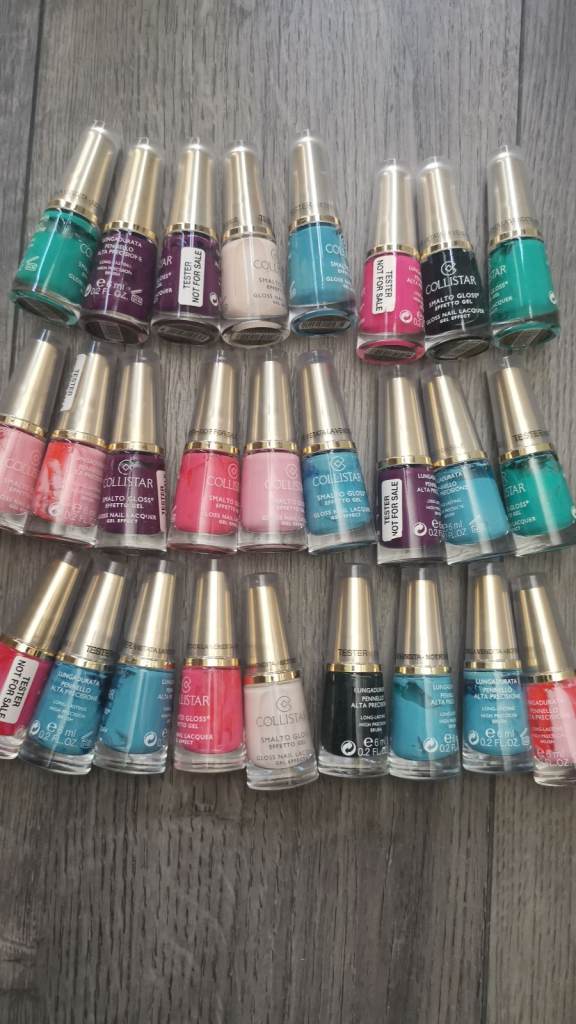 Collistar nail polish job Lot of 26 brand new 