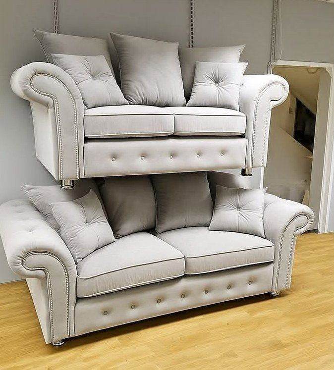 🔥 Brand New Ashwin 3+2 Chesterfield Sofa Set | Plush Velvet | Pay on Delivery