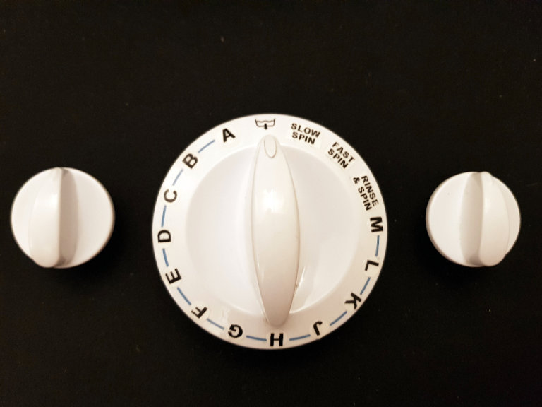 Set of refurbished knobs for washing machine Hotpoint WD420 - VERY RARE