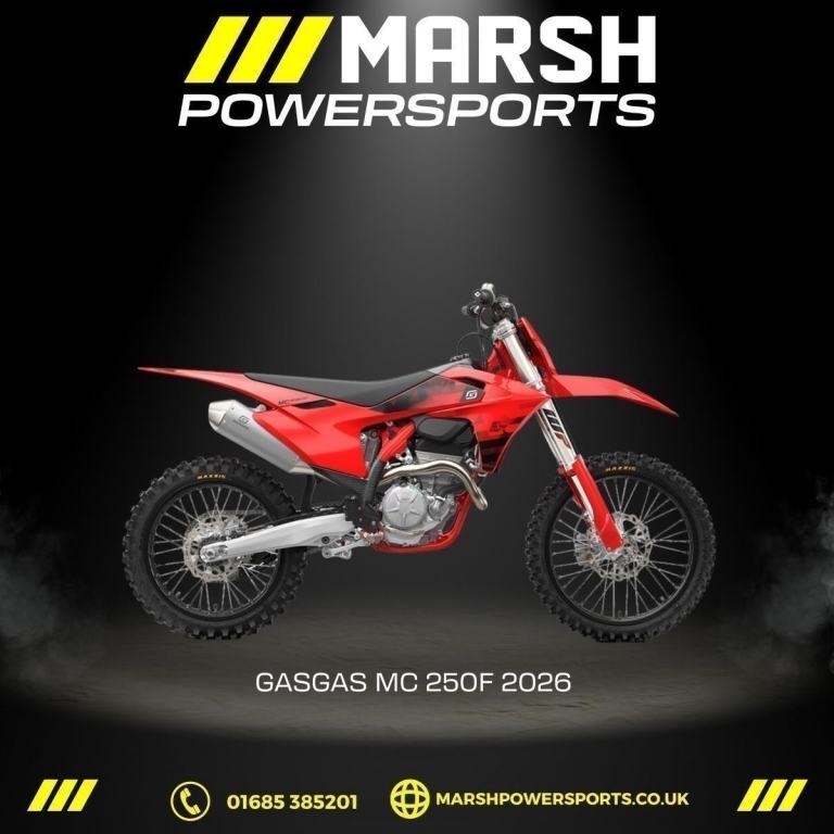 MC 250F 2026 Model - GasGas Main Dealer - HUGE DISCOUNT!!