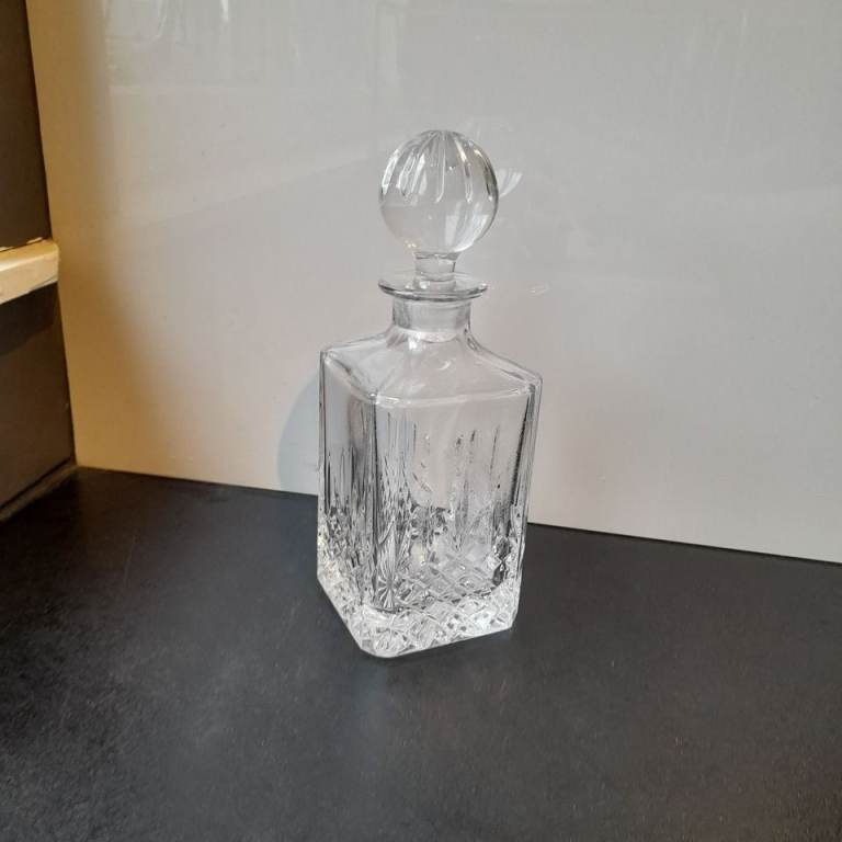 Vintage Glass Whisky Decanter