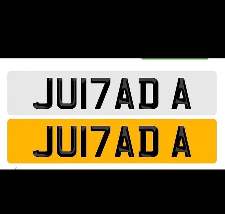 Private number plate 