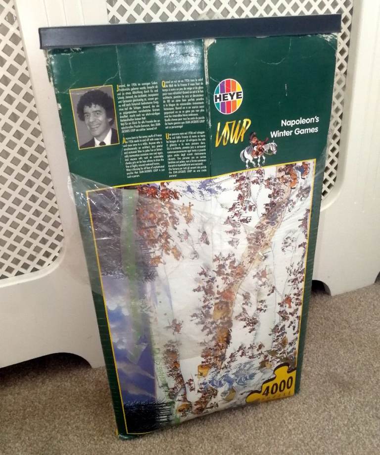 Heye Jigsaw Puzzle Napoleon's Winter Games 4000 Piece Puzzle Pieces Bag Unopened