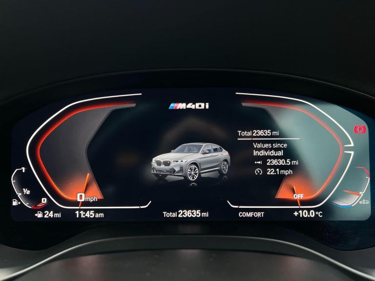 2024 BMW X4 3.0 M40i MHT SUV 5dr Petrol Hybrid Auto xDrive Euro 6 (s/s) (360 ps) COUPE Petrol/Ele...