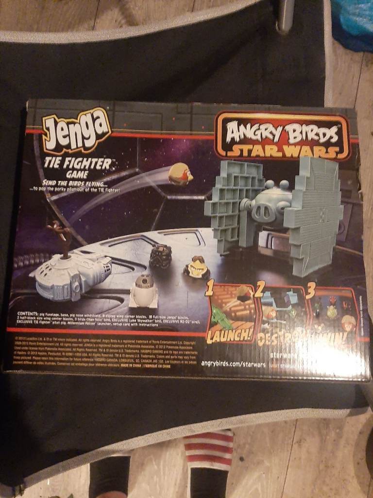 Star wars angry birds the jenga tie fighter game