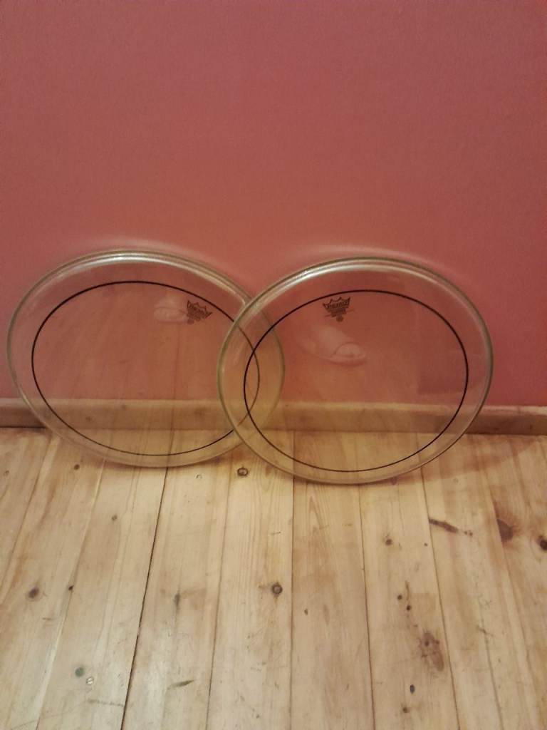 2-16" REMO WEATHERKING PINSTRIPE DRUM HEADS UNUSED £20 each. Pick up only 
