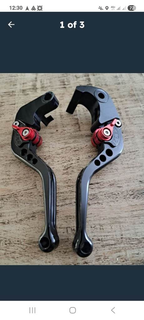 Honda CBR1000 CBR600 CNC LEVERS motorbike 