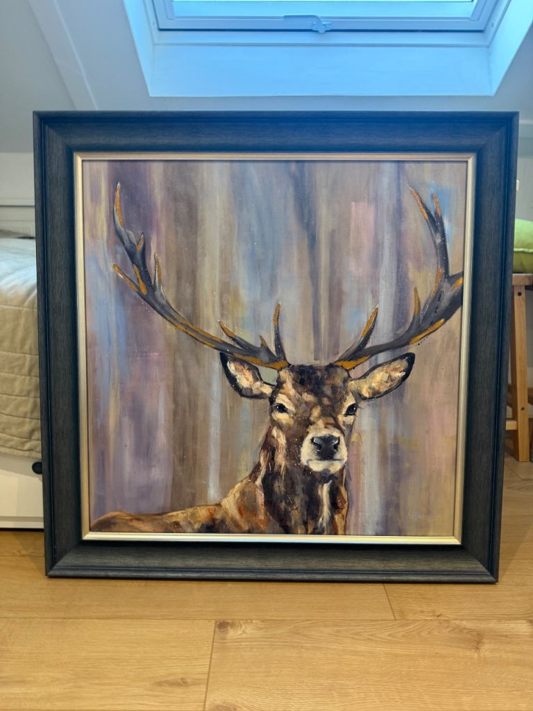 Original Stag Painting 