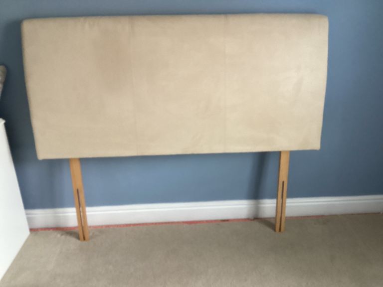 Fabric Headboard – Beige, Good Condition