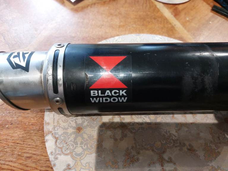 Black widow exhaust silencer  used 