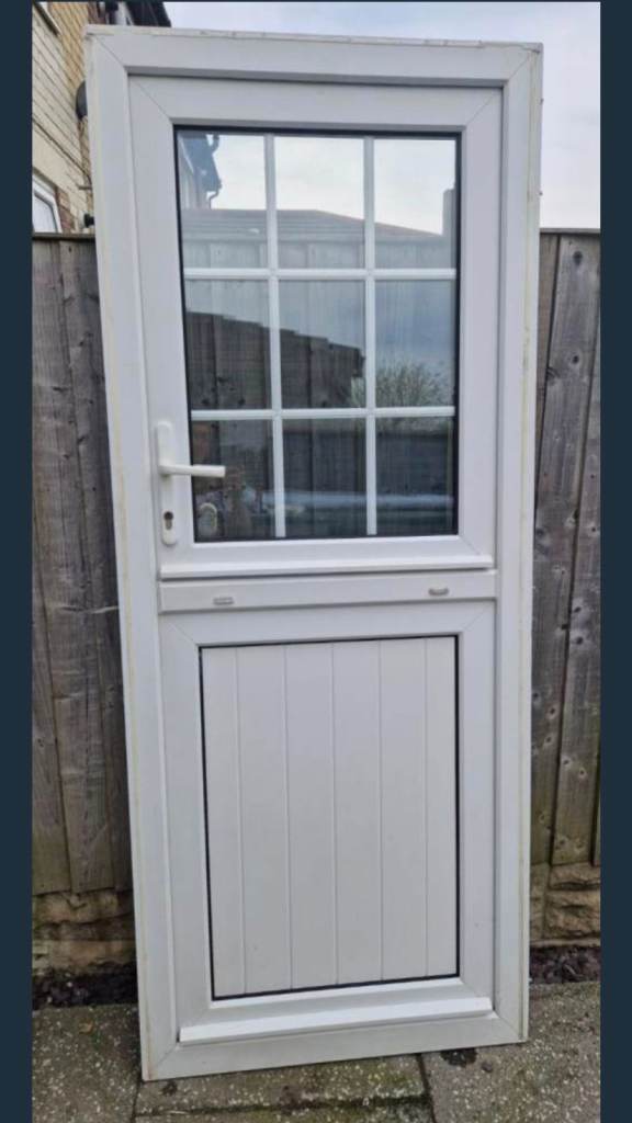 UPVC White stable door