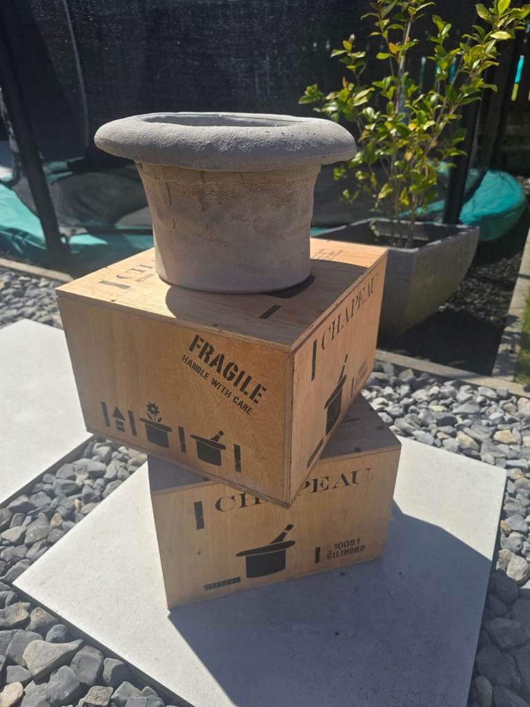Concrete Vase – Chapeau Cilindro