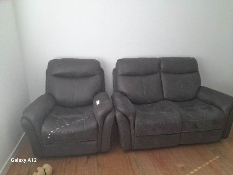 Recliner sofa & chairTwo