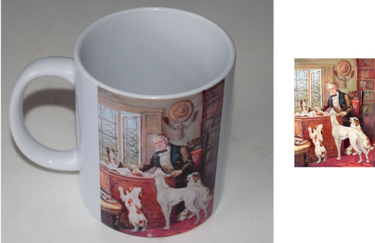 MASONIC / FREEMASONRY CLASSIC ART MUG  SIR WALTER SCOTT - LODGE No. 36