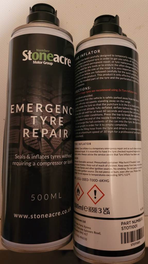 Stoneacre emergency tyre repair 