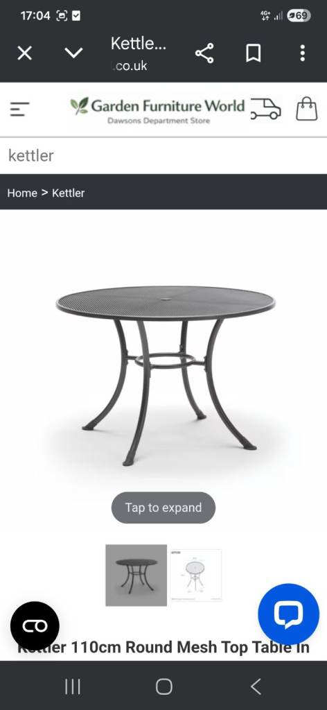 Garden Table Wanted