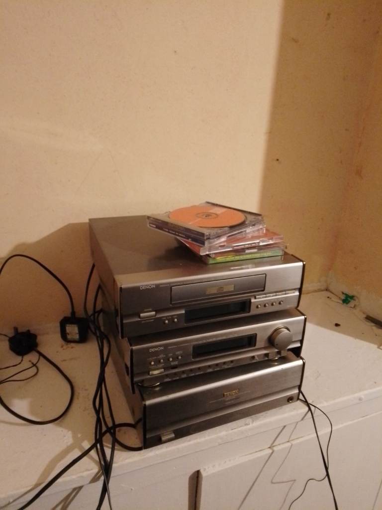 Denon stereo system 