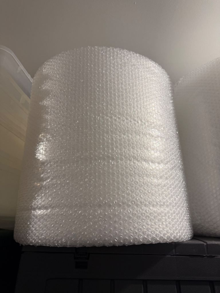 Bubble wrap, boxes, wrapping paper  - REDUCED For quick sale