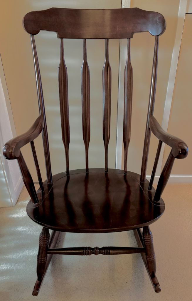 Vintage Rocking/Nursing Chair Solid Beech circa 1980